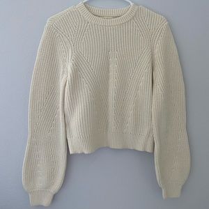 PacSun LA Hearts Balloon Sleeve Sweater